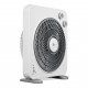 AFRA Electric Box Fan, AF-1045WT, 60W, 5 Blades, 3 Speeds, White