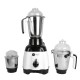 AFRA Japan Heavy-Duty Mixer Grinder, 3 IN 1, White Gloss Finish, Stainless Steel Jars & Blades, Total Jar Capacity 2900ml, 750W, 18000 RPM Motor, G-Mark, ESMA, RoHS, and CB Certified, 2 Years Warranty