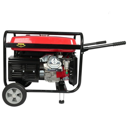 AFRA Gasoline Generator, 5.5KW Maximum, Recoil and Electric Start, 190F Engine, Compact Design, Low Noise, Accessories Included,