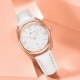 AFRA Carina Lady’s Watch, Lightweight Rose Gold Metal Case, Leather Strap, Water Resistant 30m