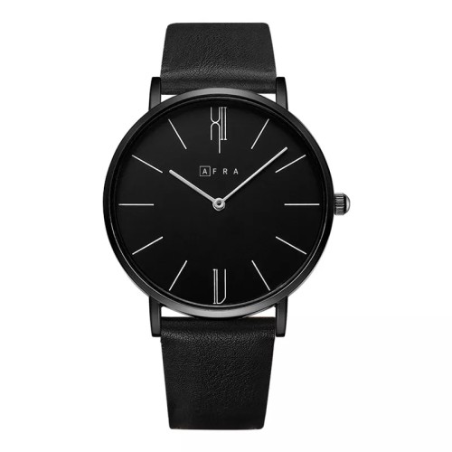 AFRA Urbanite Gentleman’s Watch, Leather Strap, Japanese Quartz, Water Resistant 30m.