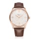 AFRA Maximus Gentleman’s Watch, Japanese Design, Rose Gold Case, Leather Strap, Water Resistant 30m